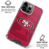 NFL San Francisco 49ers Double Vision iPhone 16 Pro Clear Case